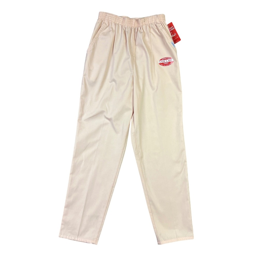Chic Pants 10 Pink Comfort Collection Elastic‎ Waist Vintage Kmart Easy Care New